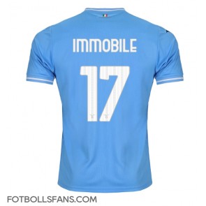 Lazio Ciro Immobile #17 Replika Hemmatröja 2023-24 Kortärmad